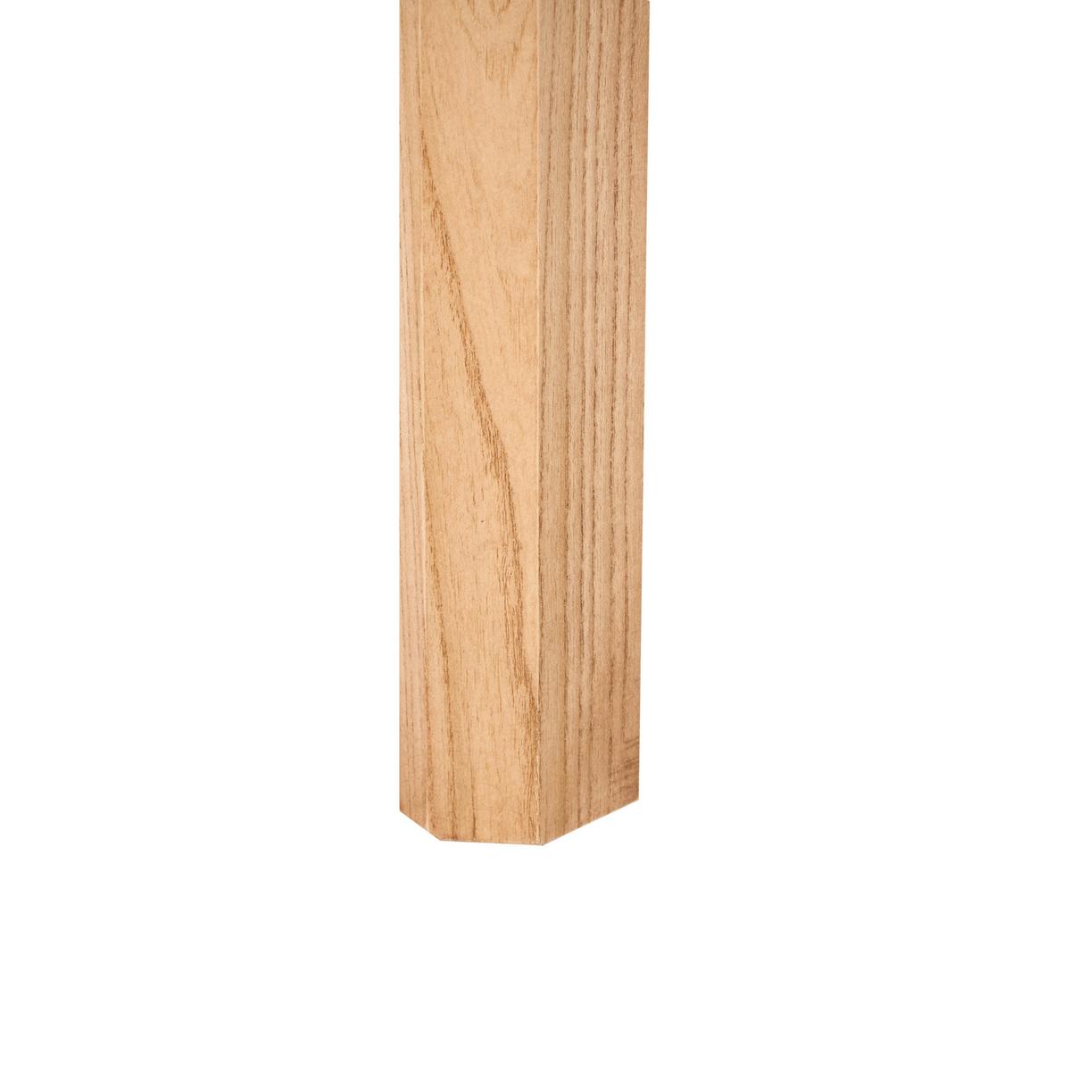 ESSTISCH Helle Eiche 160/90 cm Gisela - Hellbraun, Holzwerkstoff (160/90/77cm) - Beliani