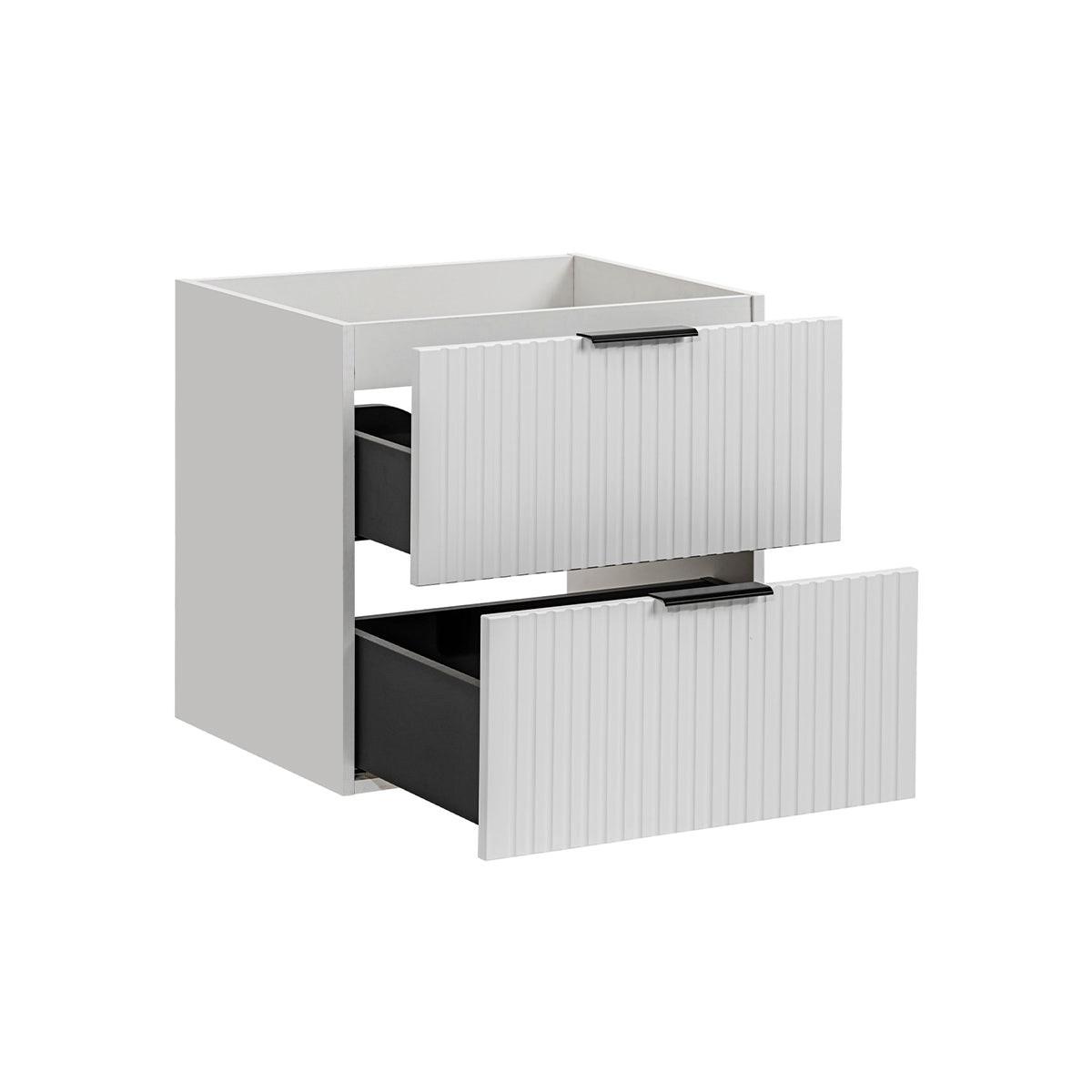 WASCHTISCHUNTERSCHRANK 60.2cm Adriel Weiß - Weiß, Holzwerkstoff (60.2/57/46cm) - Petits-meubles