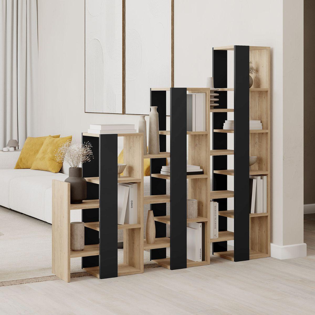 REGAL Trenner Anissa - H151 cm - Eiche Bianco, Holzwerkstoff (29/151/31.1cm) - Calicosy