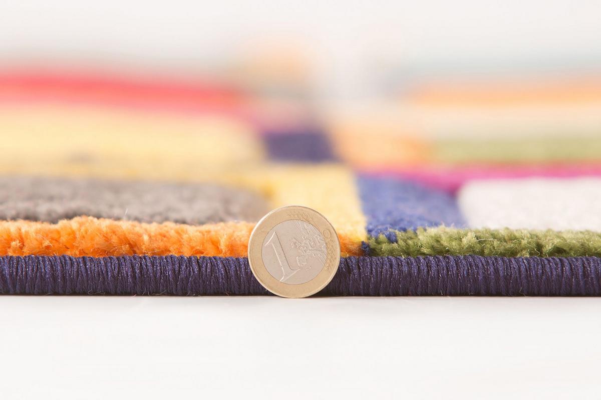 TEPPICH MEON, geometrisch, aus Polypropylen, Florhöhe 11 mm, Bunt, 66 x 300 cm - Multicolor, Textil (300/66cm) - KADIMA DESIGN