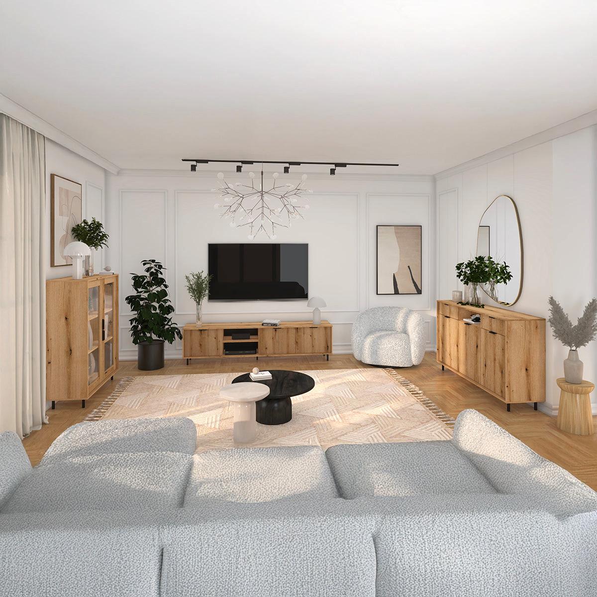 TV-MÖBEL Soly Holz - Braun, Holzwerkstoff (203.2/50/40.3cm) - Petits-meubles
