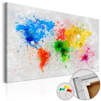PINNWANDBILDER Bunt 60/40 cm - Multicolor, Naturmaterialien/Textil (60/40cm) - KUNSTLOFT