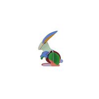 DEKOFIGUR Mobil Kaninchen 4/10.3 cm - Multicolor, Wellpappe (0.05/10.3/7cm) - Studio Roof