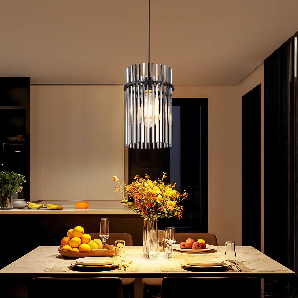 PENDELLEUCHTE ARTUR Ⅲ 16/10/150 cm - Schwarz, Metall (16/10/150cm) - Nettlife
