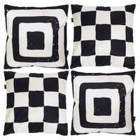 OUTDOORKISSEN 4er Set - Schwarz, Textil (43/43cm) - icon