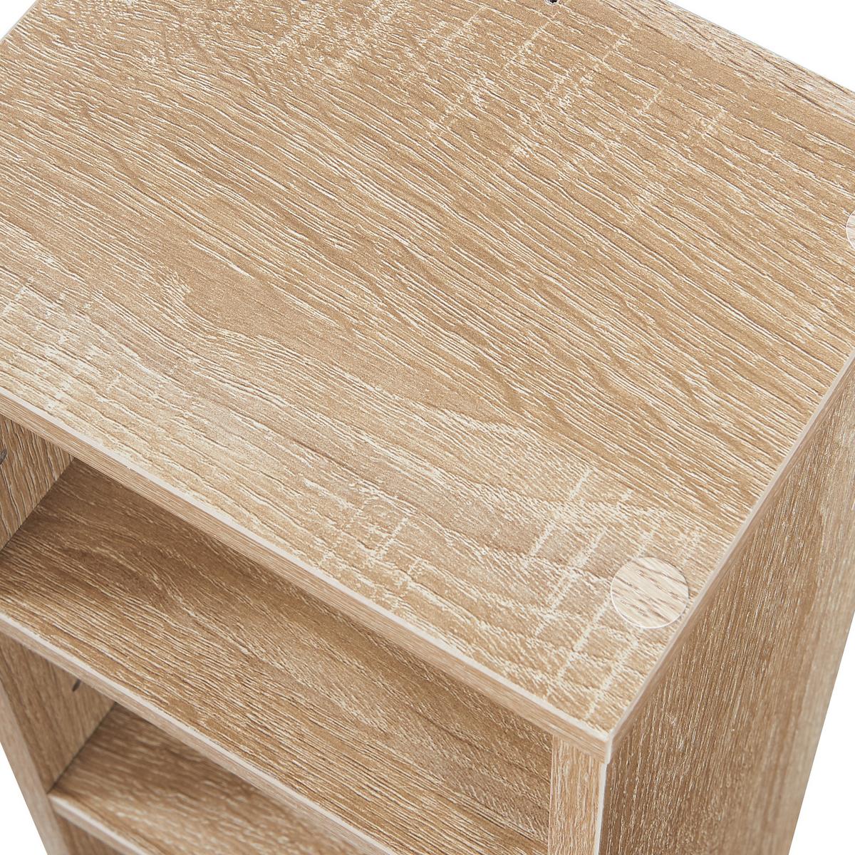 CD-REGAL Høyset - Sonoma Eiche, Holzwerkstoff (20/175/20cm) - [en.casa]