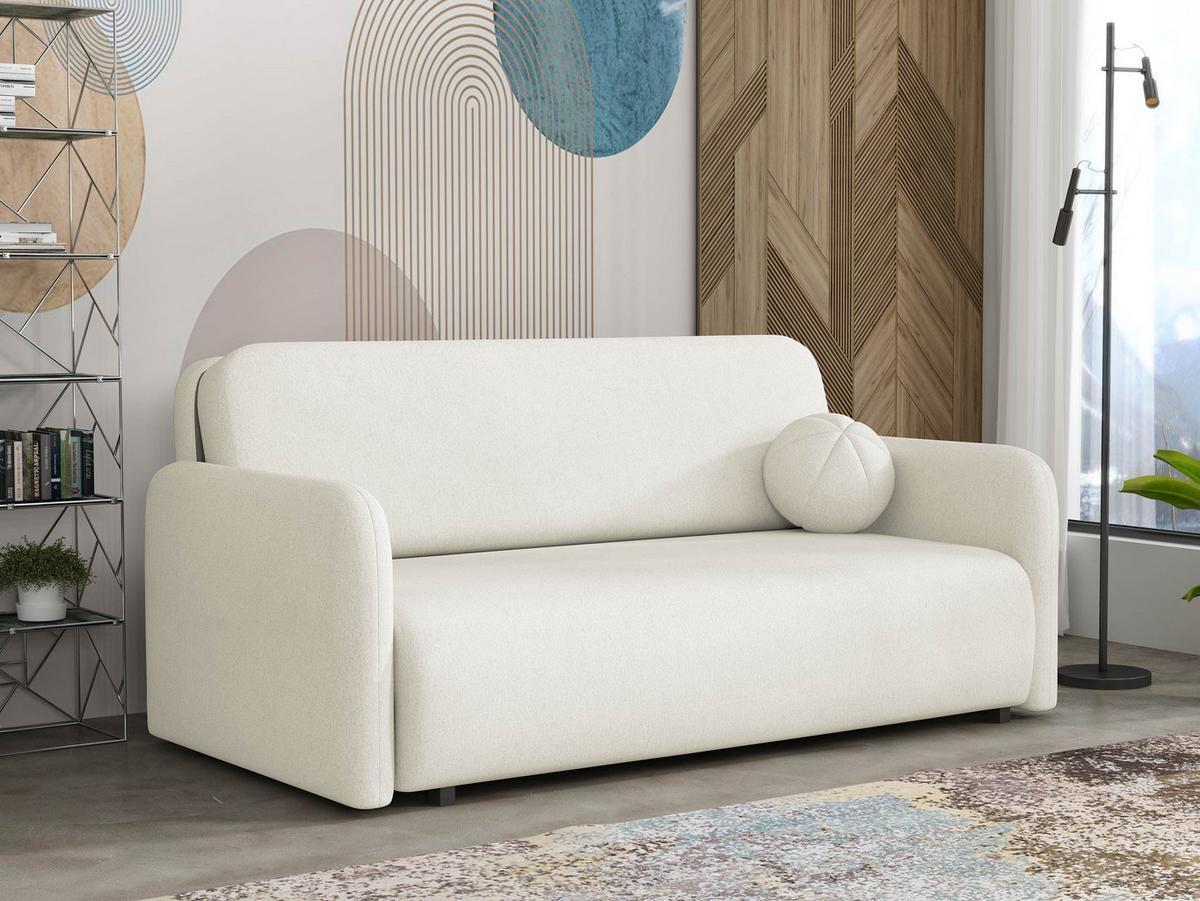 SCHLAFSOFA Viva Sun IV - Creme/Schwarz, Holz/Textil (170/85/103cm) - MIRJAN24