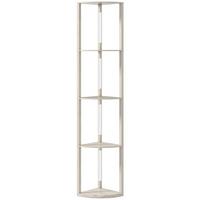 STEHLAMPE mit 4 Ablagen E27 Sockel, 24 W - Eichefarben, Holzwerkstoff (41/29.5/163.5cm) - HOMCOM