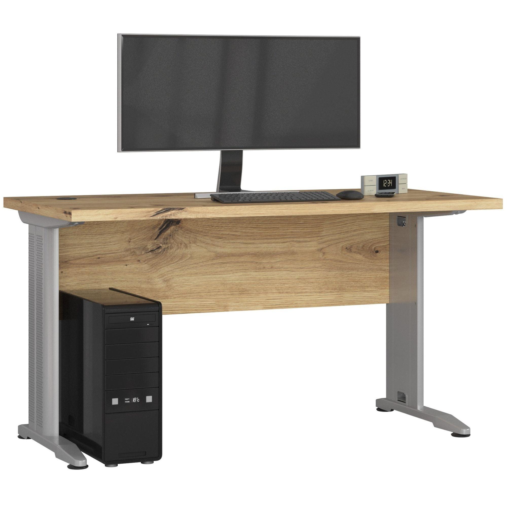 SCHREIBTISCH Eiche Artisan 76/135/60 - Eiche Artisan, Holzwerkstoff (60/135/76cm) - RAUMHIRSCH FURNITURE