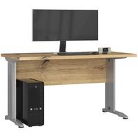 SCHREIBTISCH Eiche Artisan 76/135/60 - Eiche Artisan, Holzwerkstoff (60/135/76cm) - RAUMHIRSCH FURNITURE