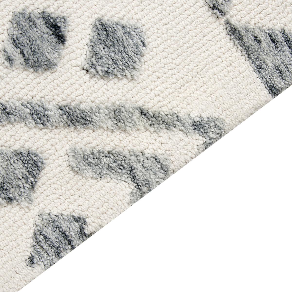 KURZFLOR-TEPPICH Beige 300/400 cm Aspani - Beige/Grau, Textil (300/400cm) - Beliani