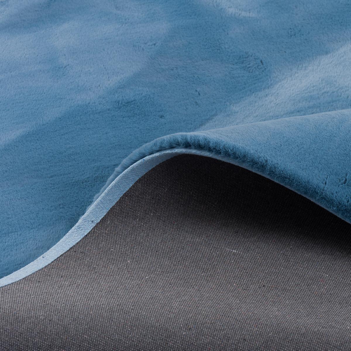 FELLTEPPICH LUXUS SUPER SOFT PLUSH - Blau, Textil (140/180cm) - Pergamon