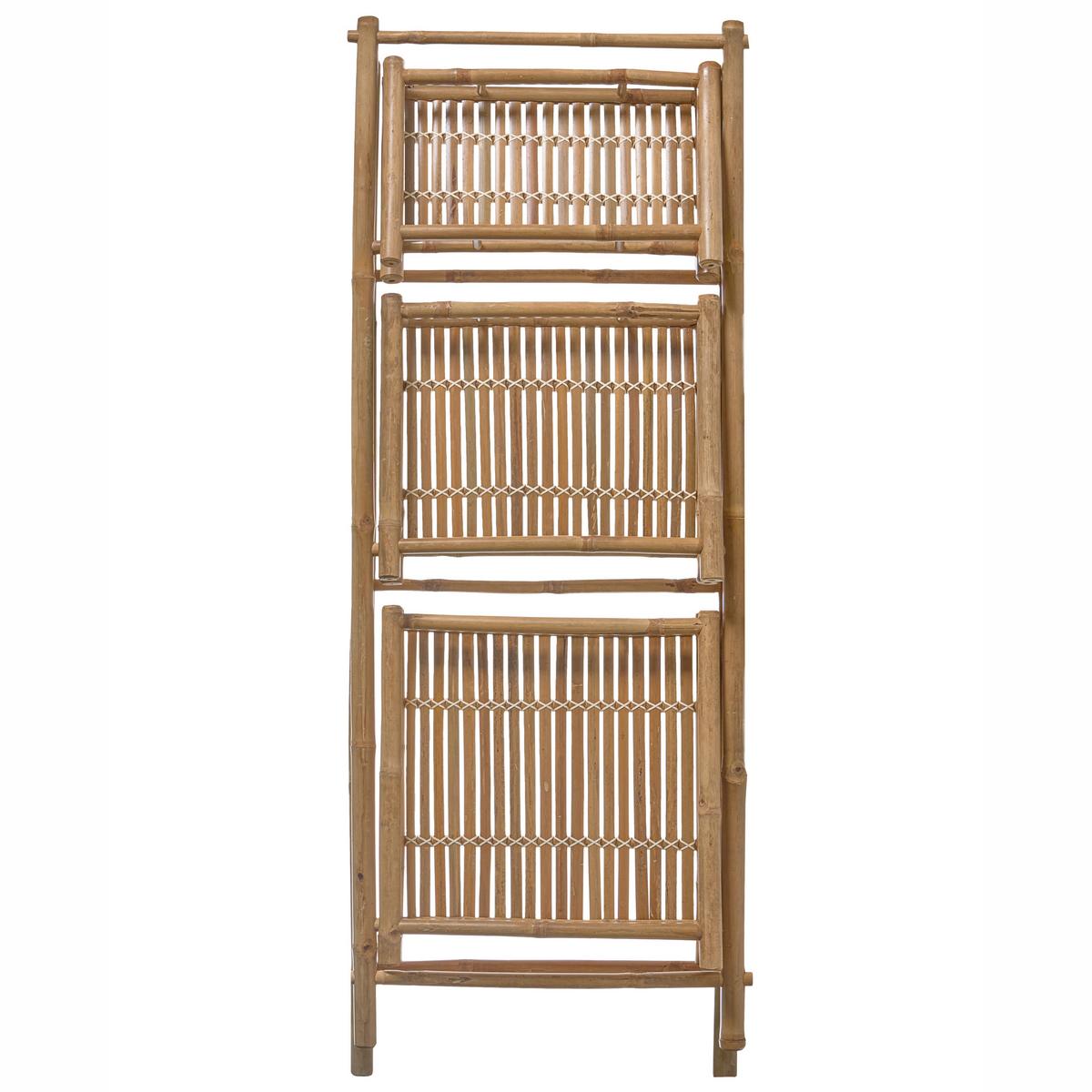 REGAL Bambus Naturfarben Epuyen - Naturfarben, Holz (57/145/50cm) - Beliani