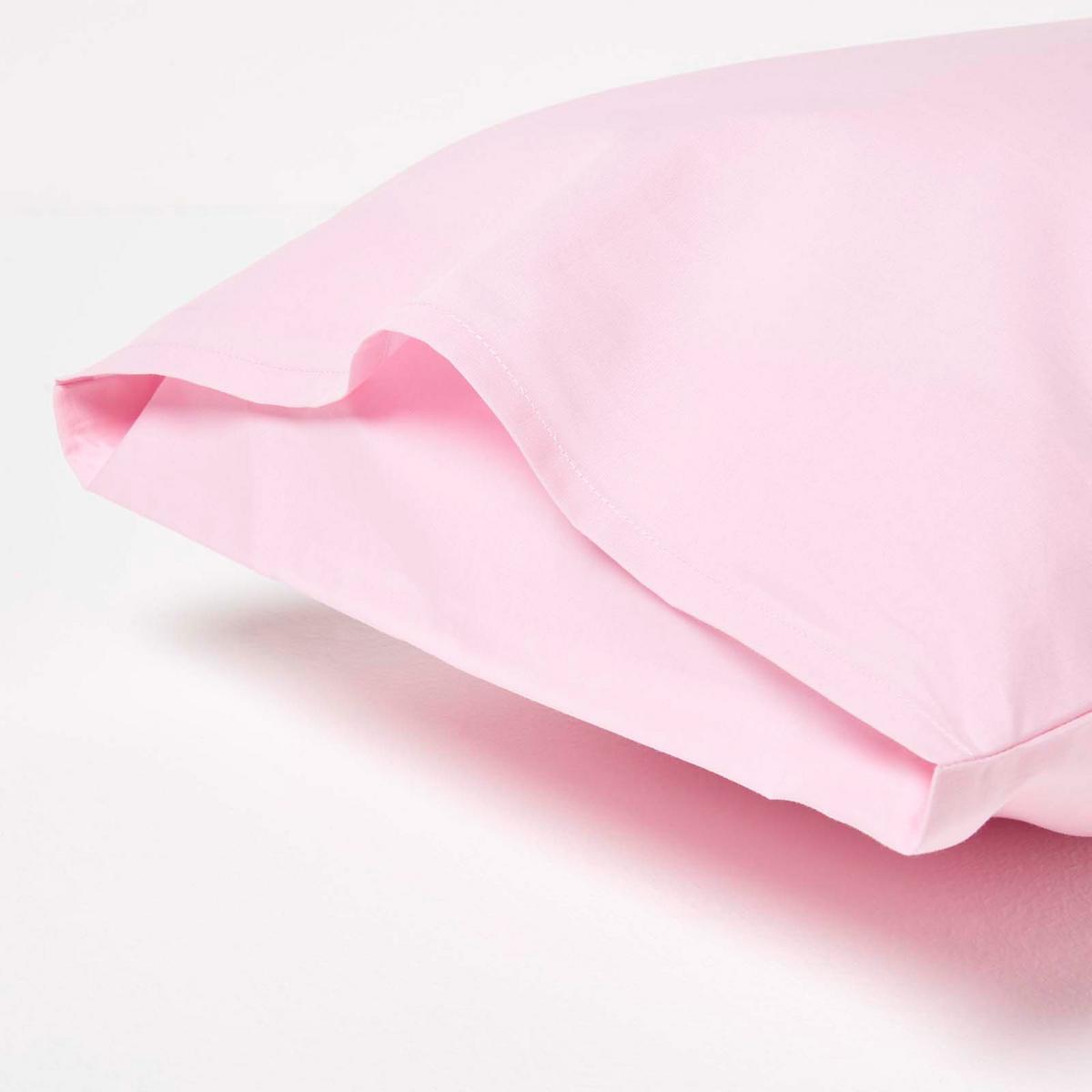 KINDER-KISSENBEZÜGE 2er-Set, Perkal - Rosa, Textil (40/60cm) - Homescapes