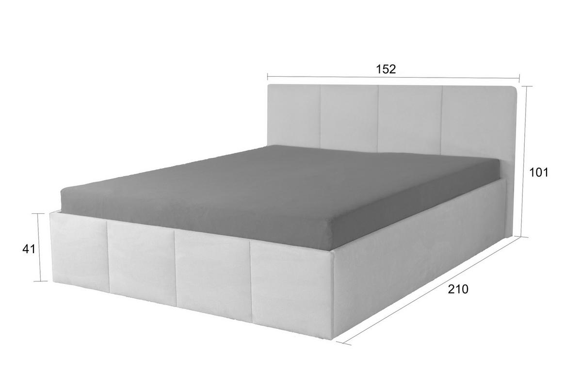 POLSTERBETT Dalas Blau 140 x 200 x 40 cm Bettkasten Mit hochwertiger Matratze H2 (bis 100 kg) und Lattenrost - Blau, Holz (140/200cm) - Halmon Schlafkomfort Betten 