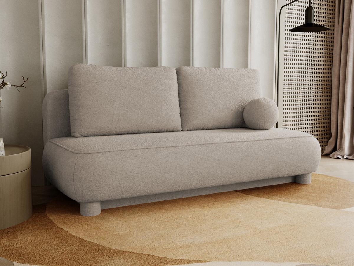 SCHLAFSOFA Gaja - Hellbraun, Holz/Textil (209/96/96cm) - MIRJAN24