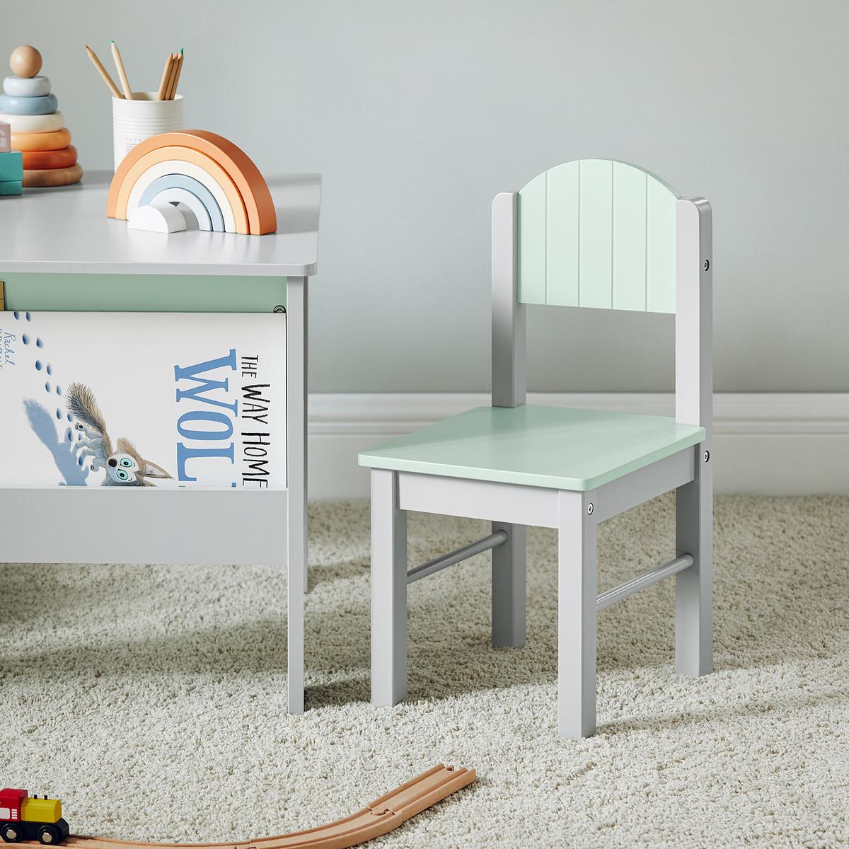 KINDERSITZGRUPPE Hellgrau - Grau, Holz/Holzwerkstoff (60/60/48cm) - SoBuy