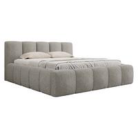 POLSTERBETT Kevson Boucle - Grau, Holzwerkstoff/Textil (140/200cm) - MIRJAN24
