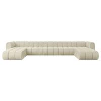 WOHNLANDSCHAFT modulares Sofa Joren-U3 - 501x177x70 cm Beige - Beige, Holzwerkstoff/Textil (501/70/177cm) - ALTDECOR