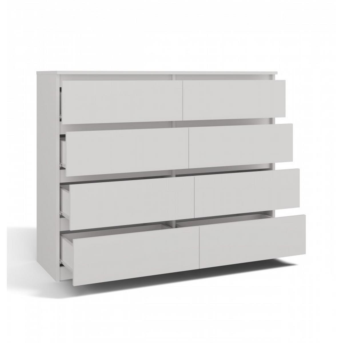 KOMMODE Weiß 120/97/40 - Weiß, Holzwerkstoff (120/97/40cm) - RAUMHIRSCH FURNITURE