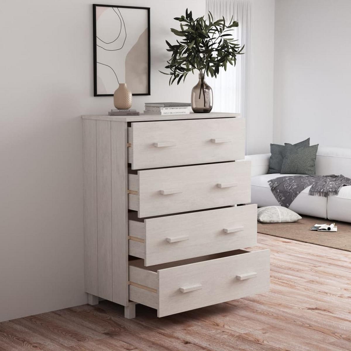 KOMMODE Jensen 79/40/103.5 cm - Weiß, Holzwerkstoff (79/103.5/40cm) - Nettlife