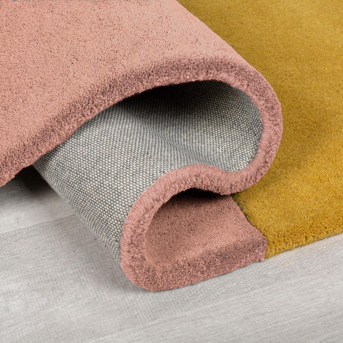 WOLLTEPPICH HALLEIN, abstrakt, aus Wolle, Bright-Bunt, 150 x 240 cm - Multicolor/Hellblau, Textil (240/150cm) - KADIMA DESIGN