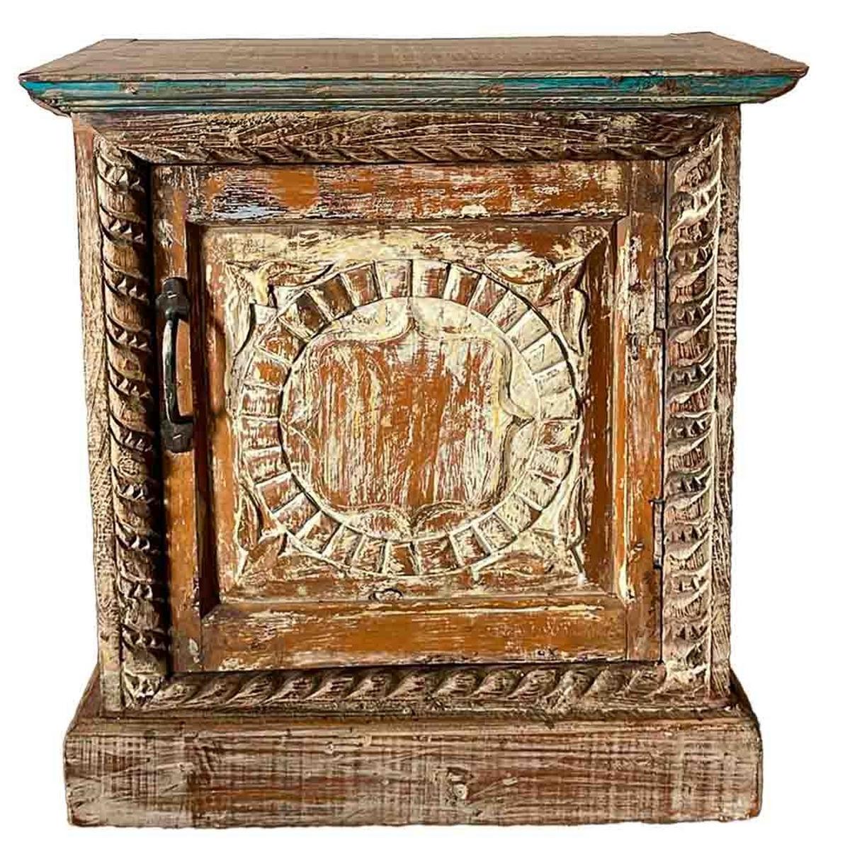 NACHTTISCH aus Holz, braun, 52x30x57cm - Braun, Holz (52/57/30cm) - Wanderlust