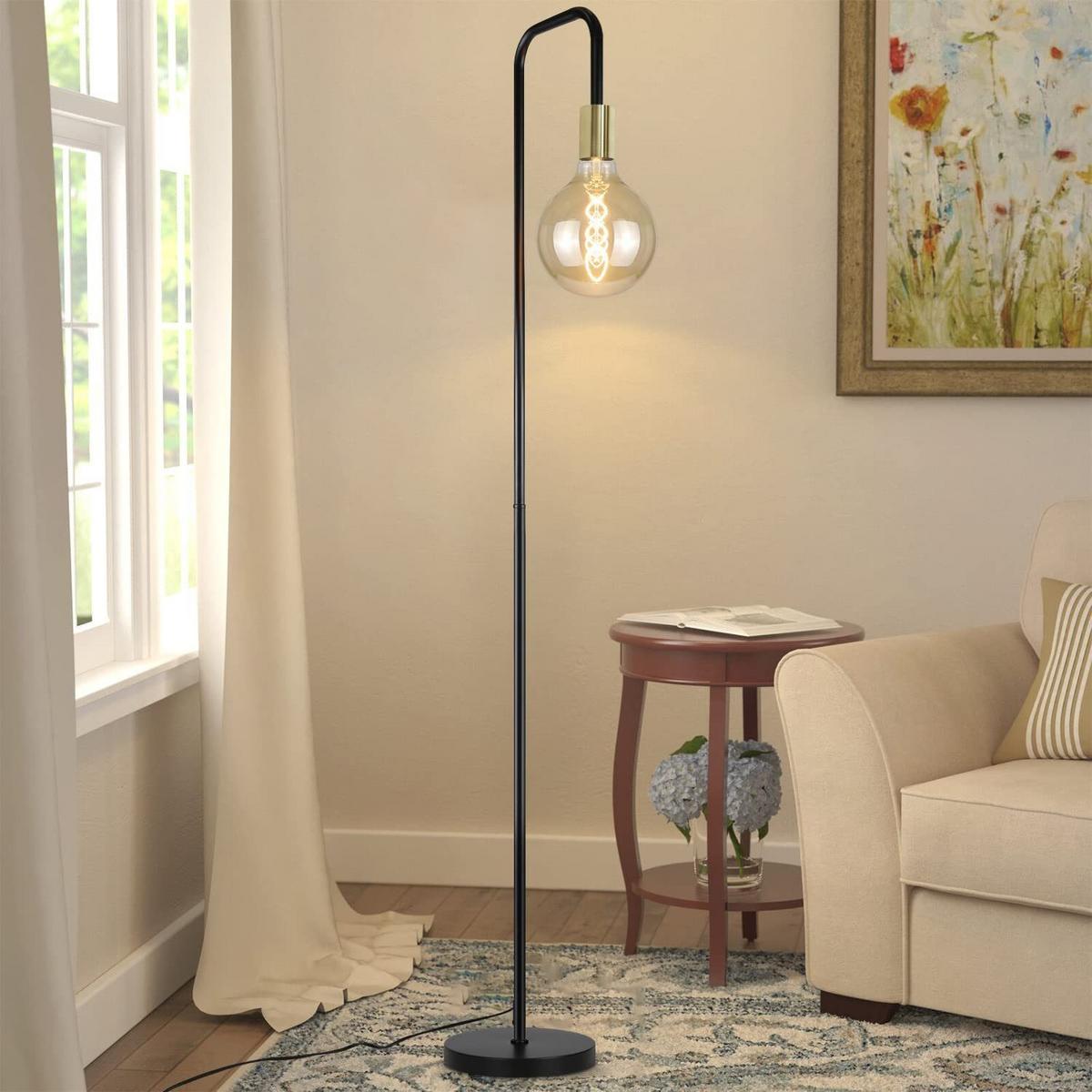 STEHLAMPE Vyxqa 28.5/22.0/157.0 cm - Schwarz, Metall (28.5/22/157cm) - ZMH