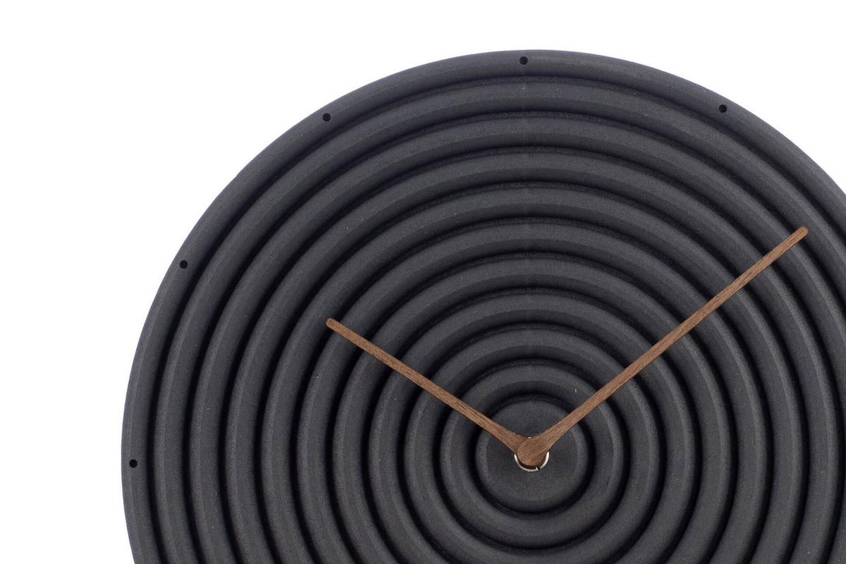 WANDUHR Design Schwarz 29/29 cm - Schwarz, Holzwerkstoff (29.2/29.2/1cm) - ONZENO