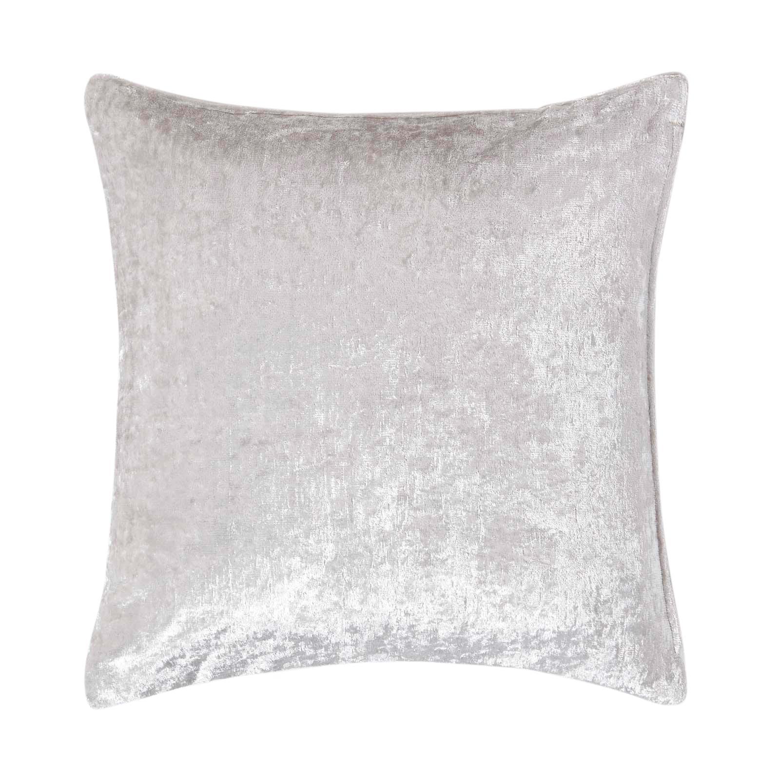 KISSENHÜLLE Pannesamt champagner 45/45 cm - Champagner, Textil (45/45cm) - Homescapes