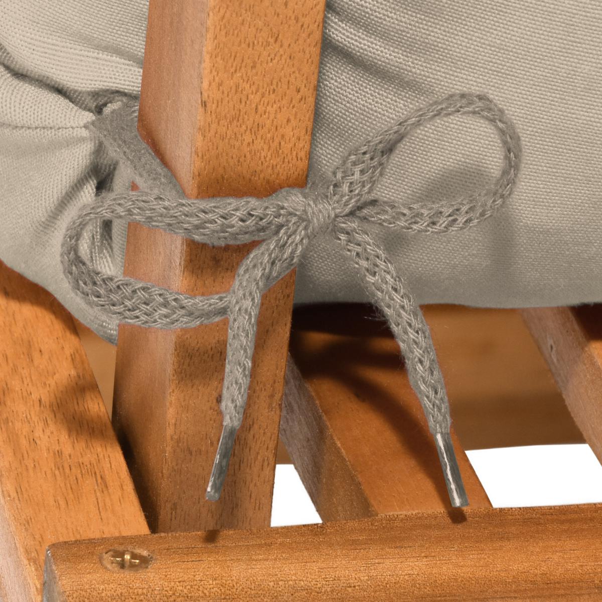 HOCHLEHNERAUFLAGE Flair HL 120/50/8cm Natur (4tlg) - Naturfarben, Textil (50/8/120cm) - Beautissu 