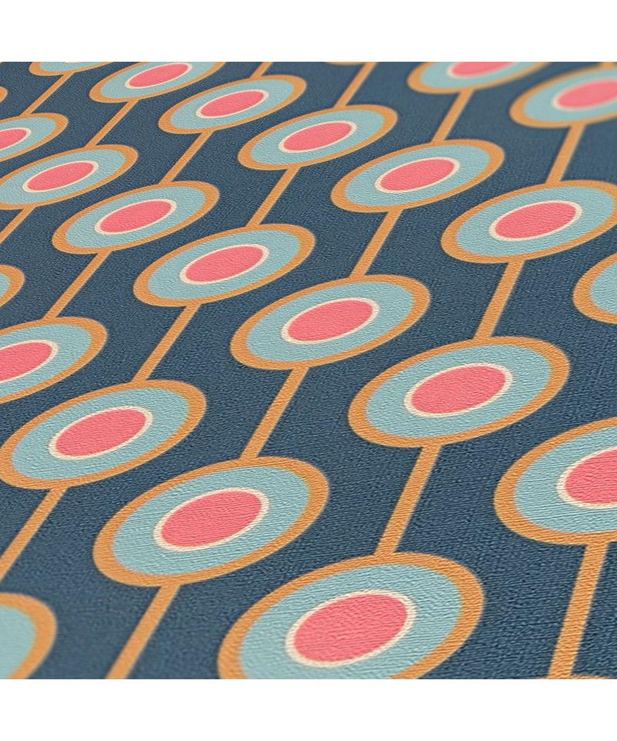 VLIESTAPETE Blau 53/850 cm - Blau, Textil (53/1cm) - KUNSTLOFT
