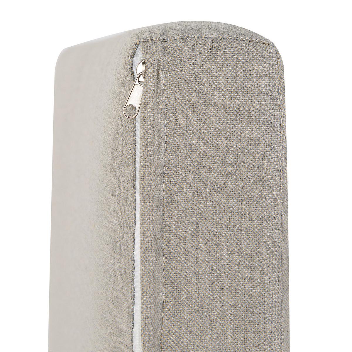 OUTDOOR-KISSENBEZUG Set Taupe Coccorino - Grau, Textil (130/65cm) - Beliani