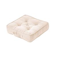 SITZKISSEN Rajput creme 40/40/8 cm - Beige, Textil (40/40/8cm) - Homescapes