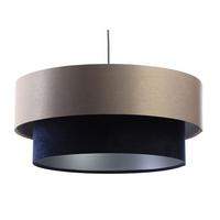 HÄNGELEUCHTE Blau 50/20 cm - Blau/Beige, Kunststoff (50/1/20cm) - ONZENO