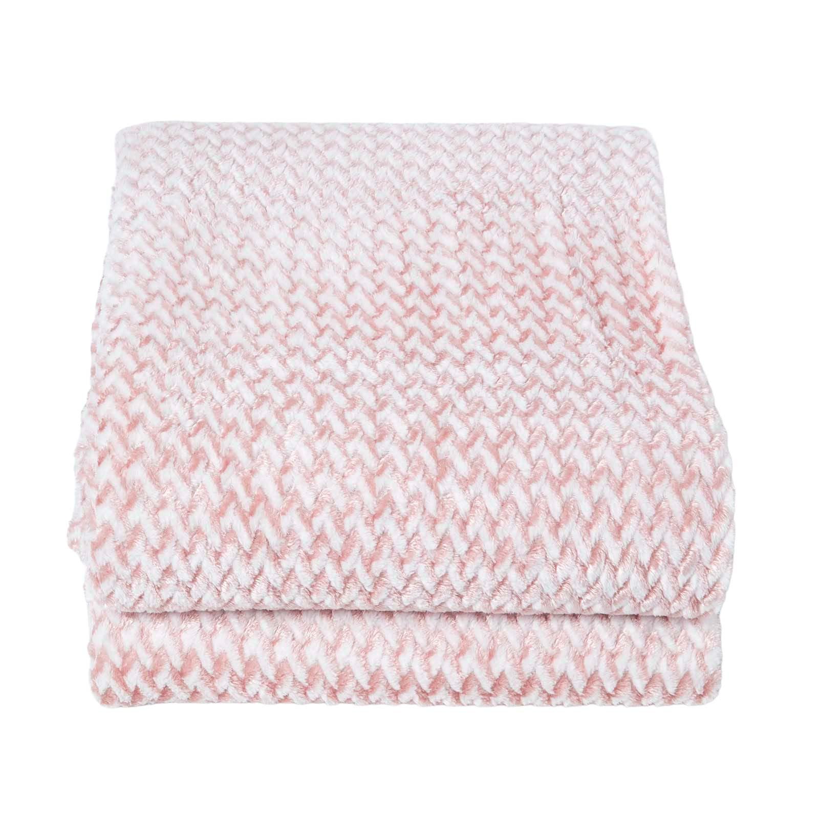 SAMT-WOHNDECKE Mora 160/200 cm, Jacquard - Rosa, Textil (160/200cm) - Homescapes