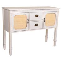 KONSOLE aus Holz 108x36x82 cm - Weiß, Holz (36/108/82cm) - Wanderlust