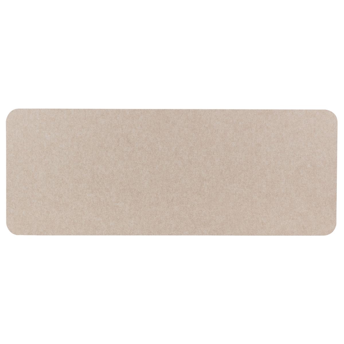 SCHREIBTISCHTRENNWAND Beige 120x1x50 Split - Beige, Kunststoff (1/120/50cm) - Beliani