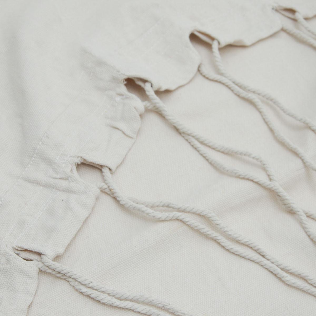 XXL-HÄNGESESSEL mit Kissen und Seitenfach, 220/120cm, Beige - Beige, Textil (120/145/220cm) - Amanka