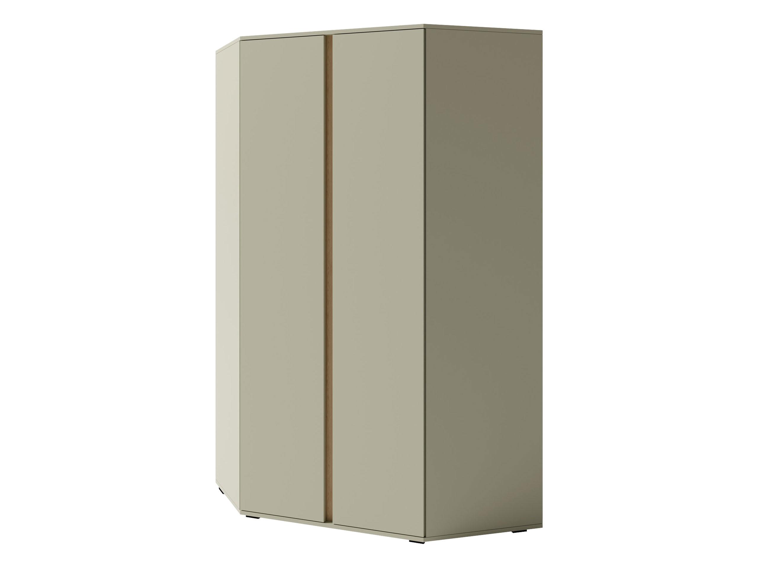 ECKKLEIDERSCHRANK Luca LC01 - Schwarz/Grün, Holzwerkstoff/Kunststoff (95/195/95cm) - MIRJAN24