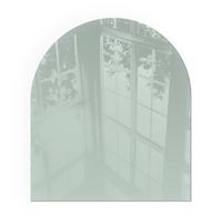 GLASPLATTE für Kamin 80x70 cm - Grün, Glas (80/70/0.4cm) - TULUP