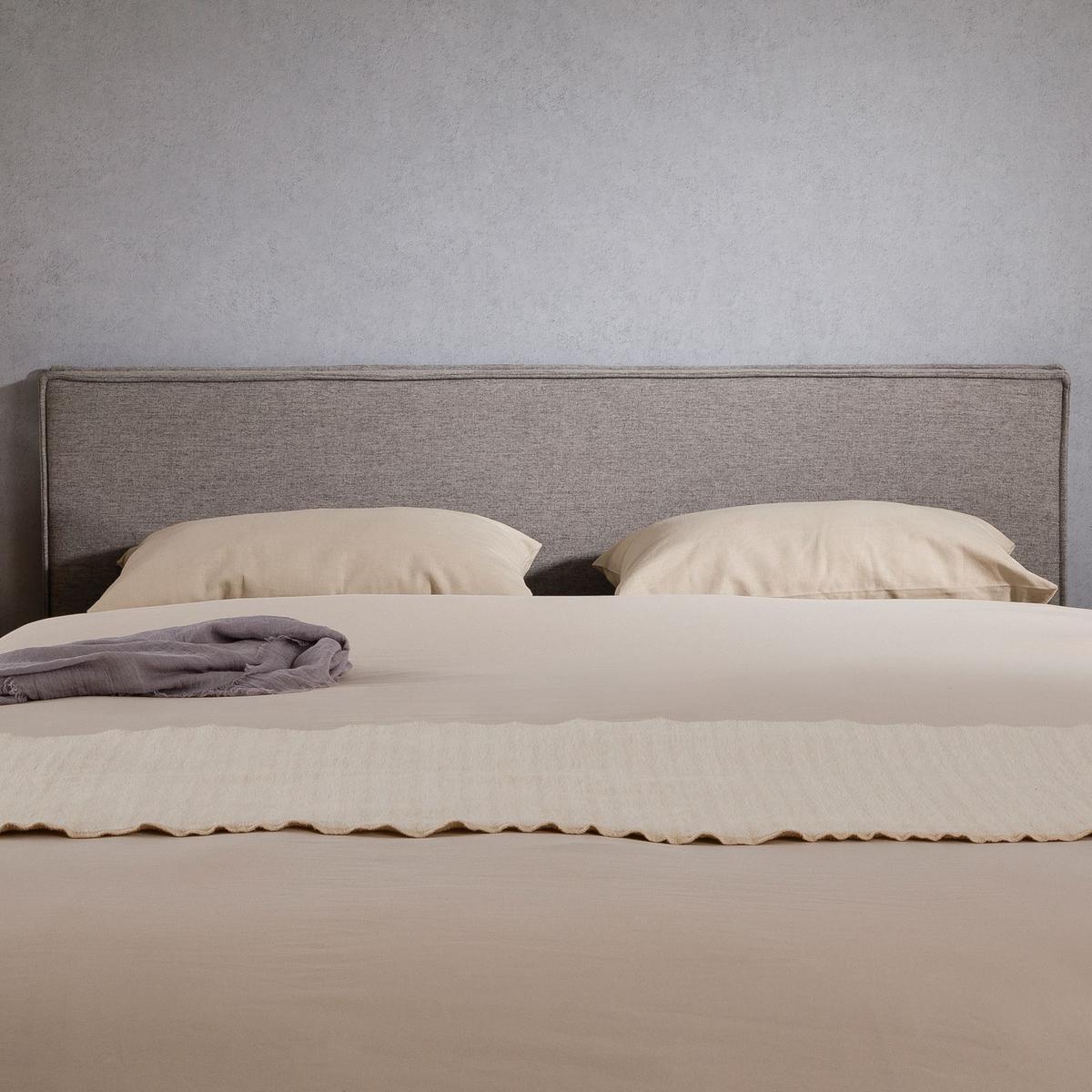KOPFTEIL KLAO 160x190 cm grau - Grau, Textil (161/59/6cm) - IDIMEX