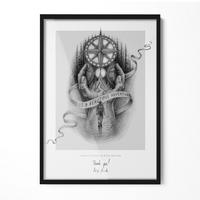 BILDERRAHMEN 50x70 cm Schwarz - Schwarz, Kunststoff (52/72/1.3cm) - TULUP