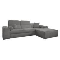 ECKSCHLAFSOFA Vito I, Seite: Rechts - Dunkelgrau, Holz/Textil (276/187cm) - MIRJAN24