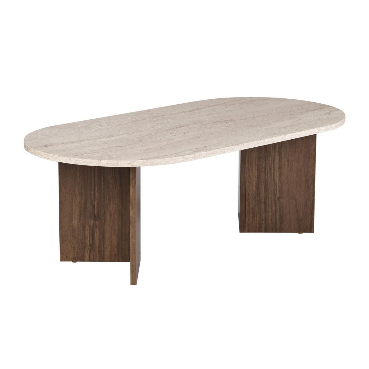 COUCHTISCH - iris 119/60/39,8 cm - Eichefarben, Holzwerkstoff (65/60/39.8cm) - Calicosy