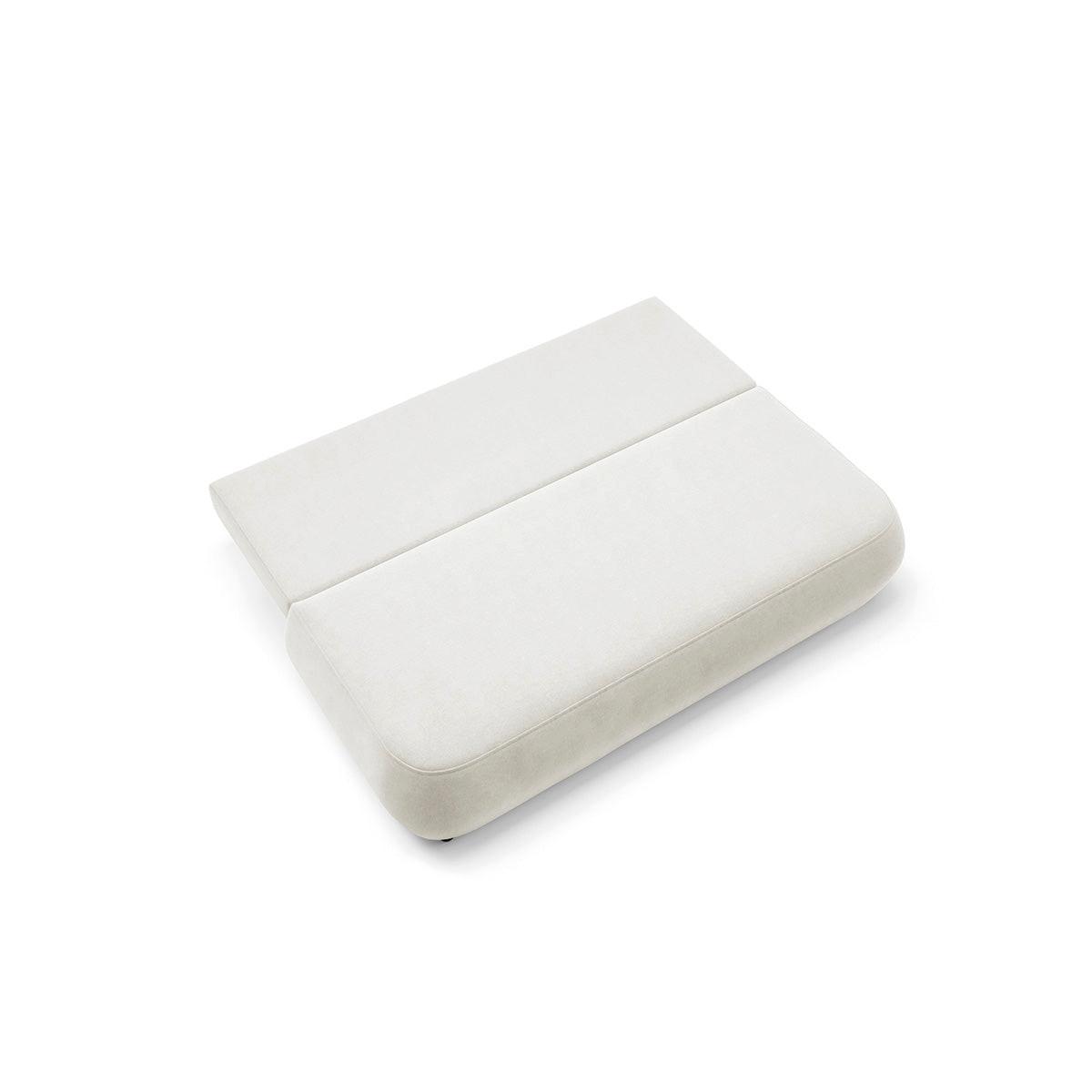 SOFA Antonio 3 Sitzplätze Gebrochenes Weiß - Weiß, Holz (210/82/106cm) - Petits-meubles