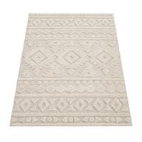 HOCHFLORTEPPICH, mit 3D-Struktur, Florhöhe 30 mm, Creme, 60 x 100 cm - Beige, Textil (60/100cm) - KADIMA DESIGN
