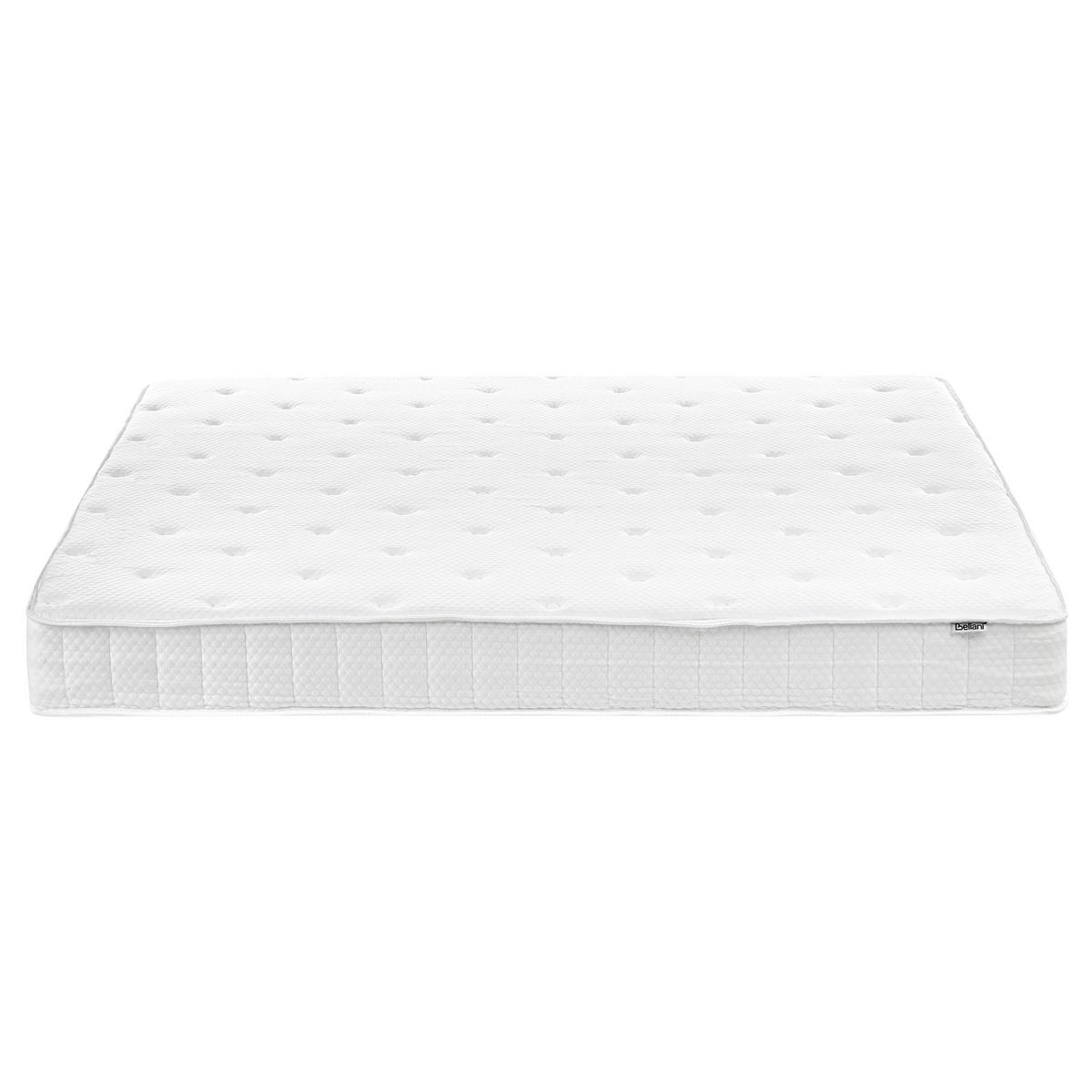 TASCHENFEDERKERNMATRATZE H3/4 Fest H2/3 Mittel 180/200 cm Duo - Weiß, Textil (180/200cm) - Beliani