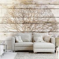 SELBSTKLEBENDE FOTOTAPETE 196/140 cm - Braun, Kunststoff/Textil (196/1cm) - KUNSTLOFT