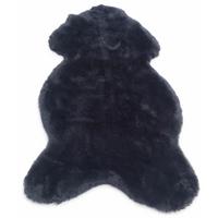 SCHAFFELL Premium Merino Lammfell Schwarz Dyed geschoren ca. 105 cm - Schwarz, Fell (55/105cm) - Provellus